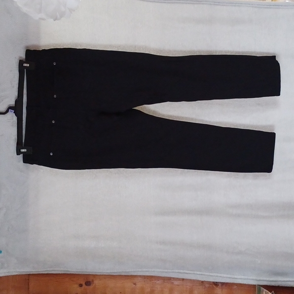 Gloria Vanderbilt Amanda Sz 12 black Missy Average Jeans Hight Rise Straight Leg - Picture 3 of 12